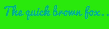 Image with Font Color 00ADA4 and Background Color 28E80C